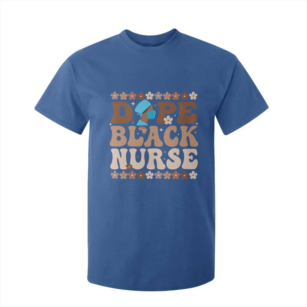 Dope Black Nurse T Shirt For Kid African American Black Nurse Gift - African Pride