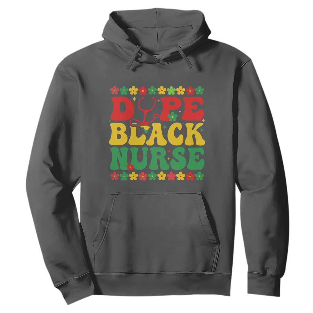 Melanin Queen Nursing Black History Month Gift Hoodie Dope Black Nurse
