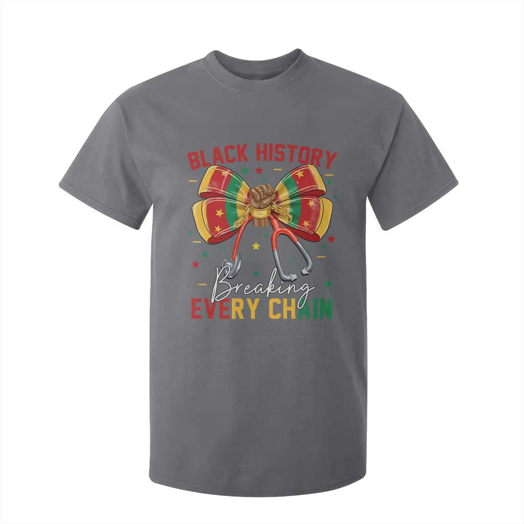 Black History Breaking Every Chain T Shirt For Kid Gift For Black Nurse - African Pride