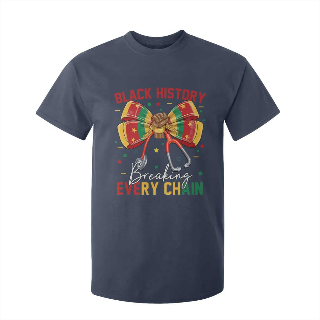 Black History Breaking Every Chain T Shirt For Kid Gift For Black Nurse - African Pride