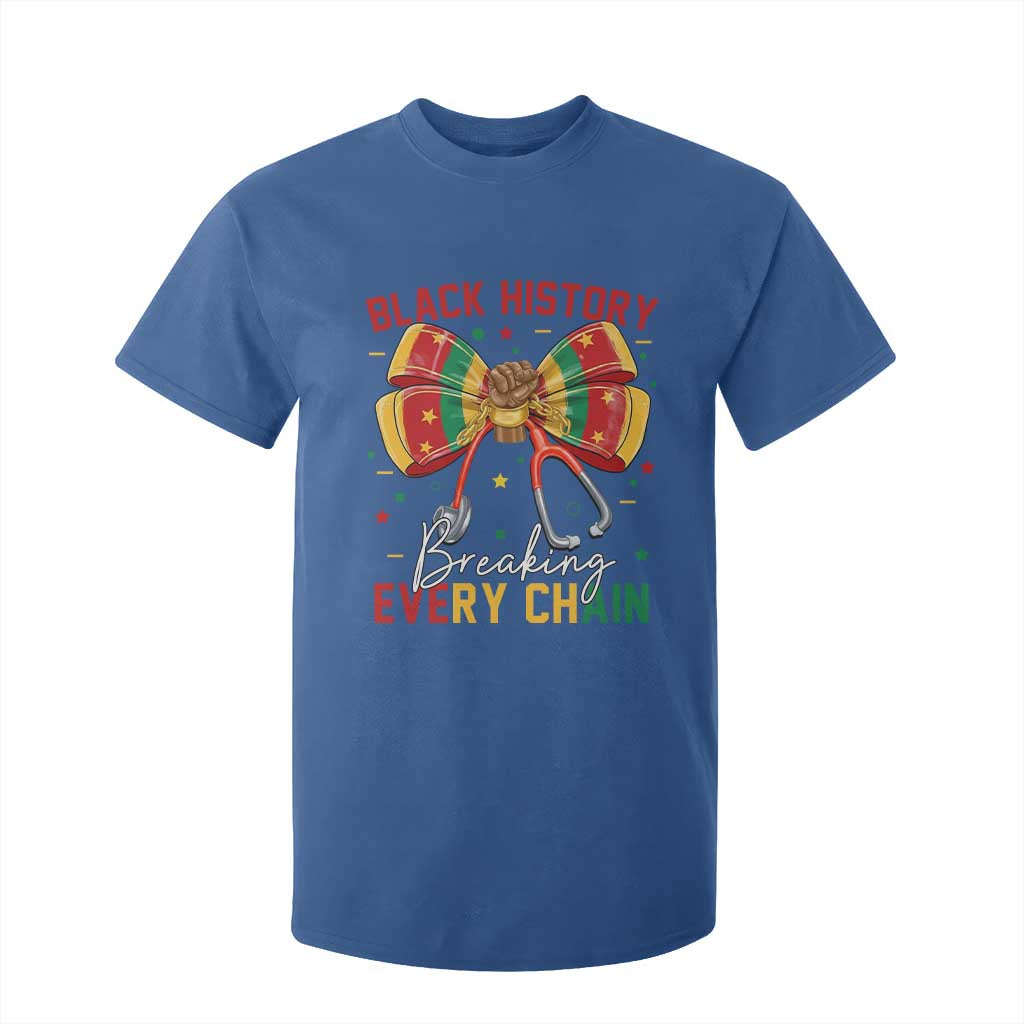 Black History Breaking Every Chain T Shirt For Kid Gift For Black Nurse - African Pride