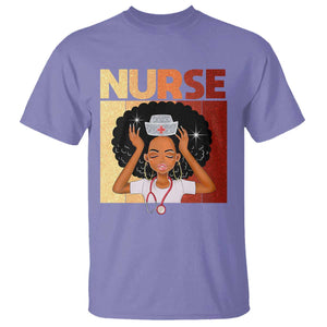 Strong Black Nurse T Shirt Black History Medical Professional Gift - African Pride