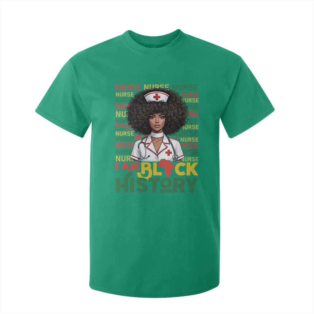 I Am Black History T Shirt For Kid Black History Month Nurse Gift - African Pride