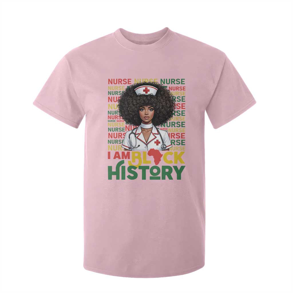 I Am Black History T Shirt For Kid Black History Month Nurse Gift - African Pride