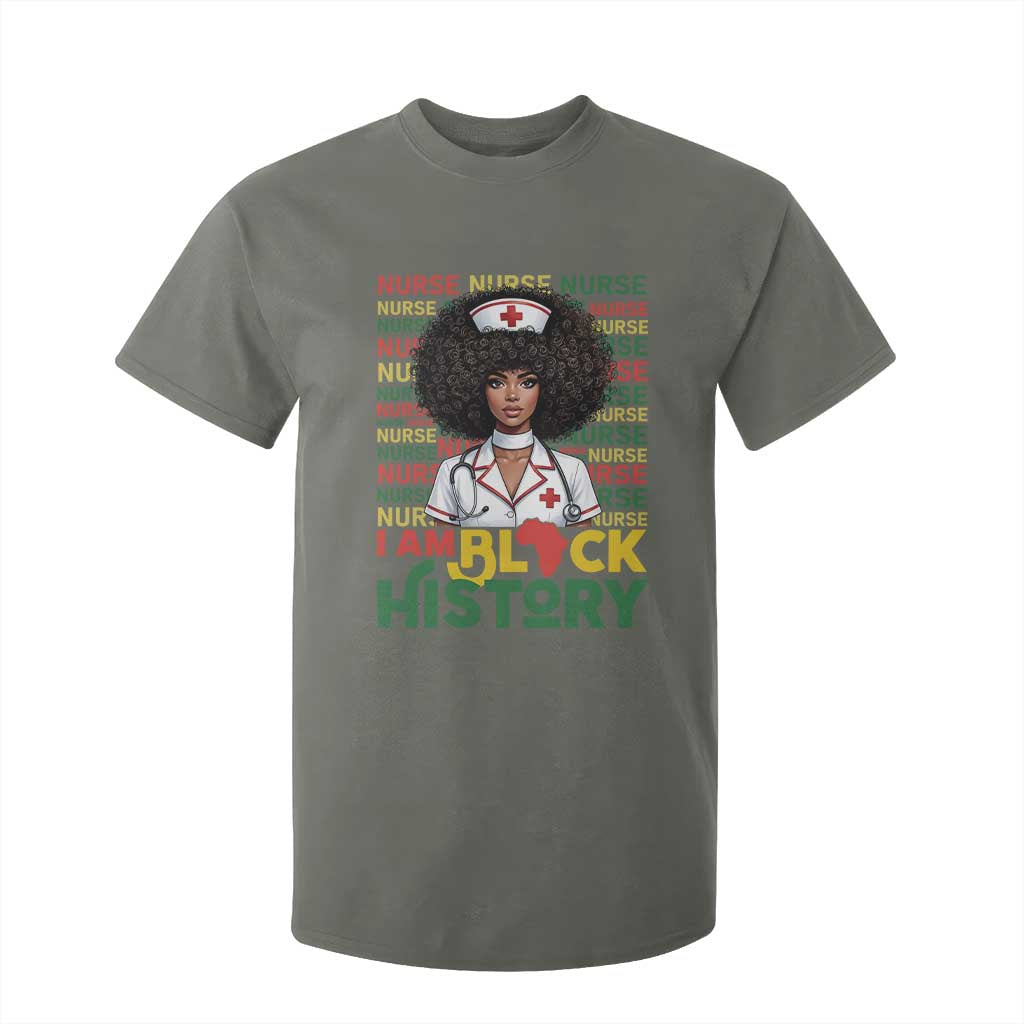 I Am Black History T Shirt For Kid Black History Month Nurse Gift - African Pride