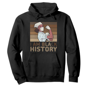 Proud Black Nurse Hoodie I Am Black History - African Pride