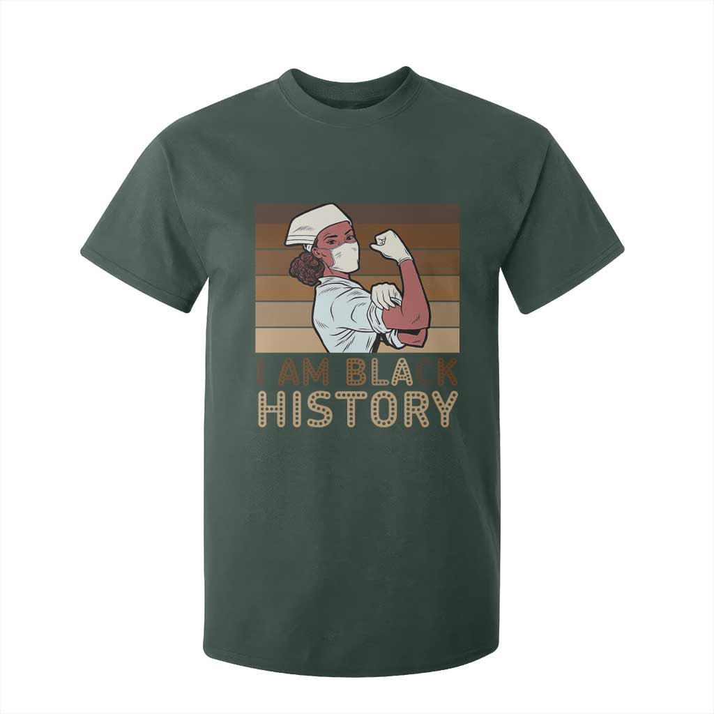 Proud Black Nurse T Shirt For Kid I Am Black History - African Pride