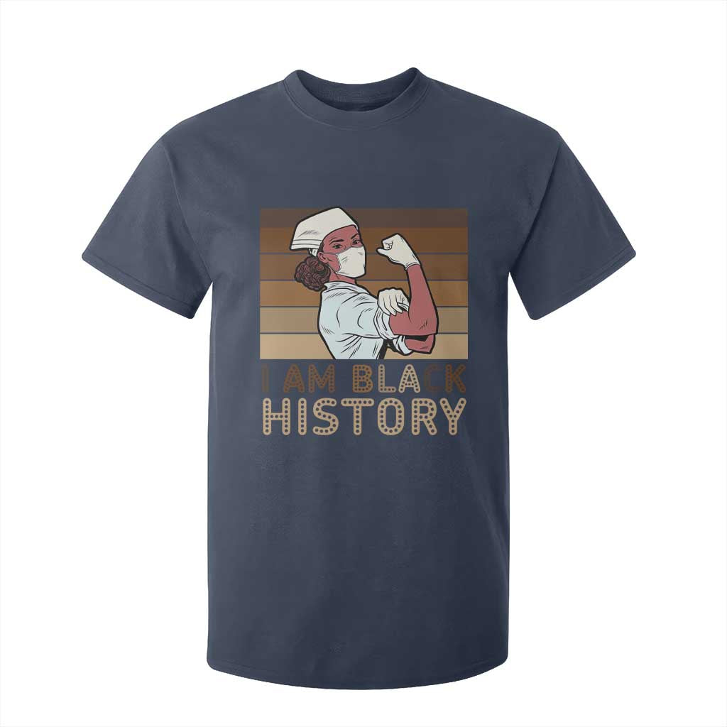 Proud Black Nurse T Shirt For Kid I Am Black History - African Pride