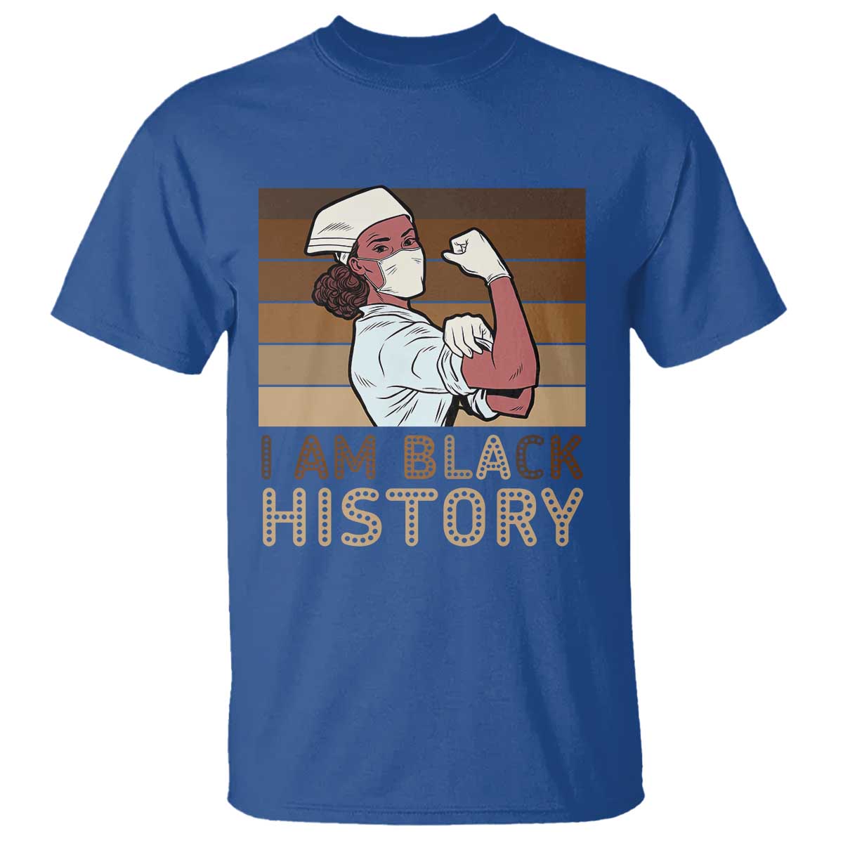 Proud Black Nurse T Shirt I Am Black History - African Pride