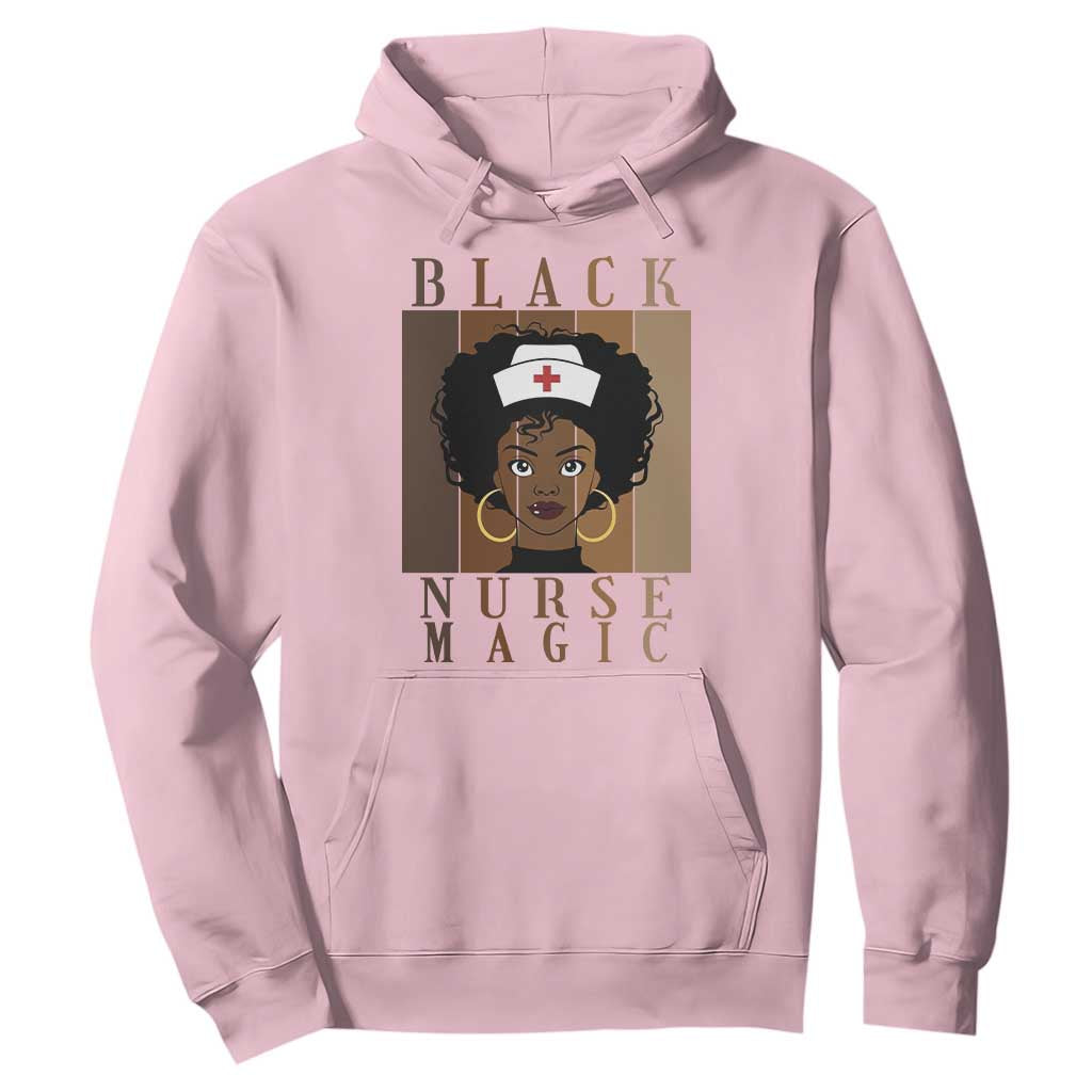 Black Nurse Magic Hoodie Black History Month Nurse Gift - African Pride