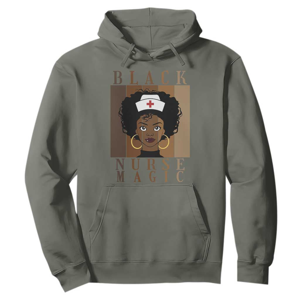 Black Nurse Magic Hoodie Black History Month Nurse Gift - African Pride