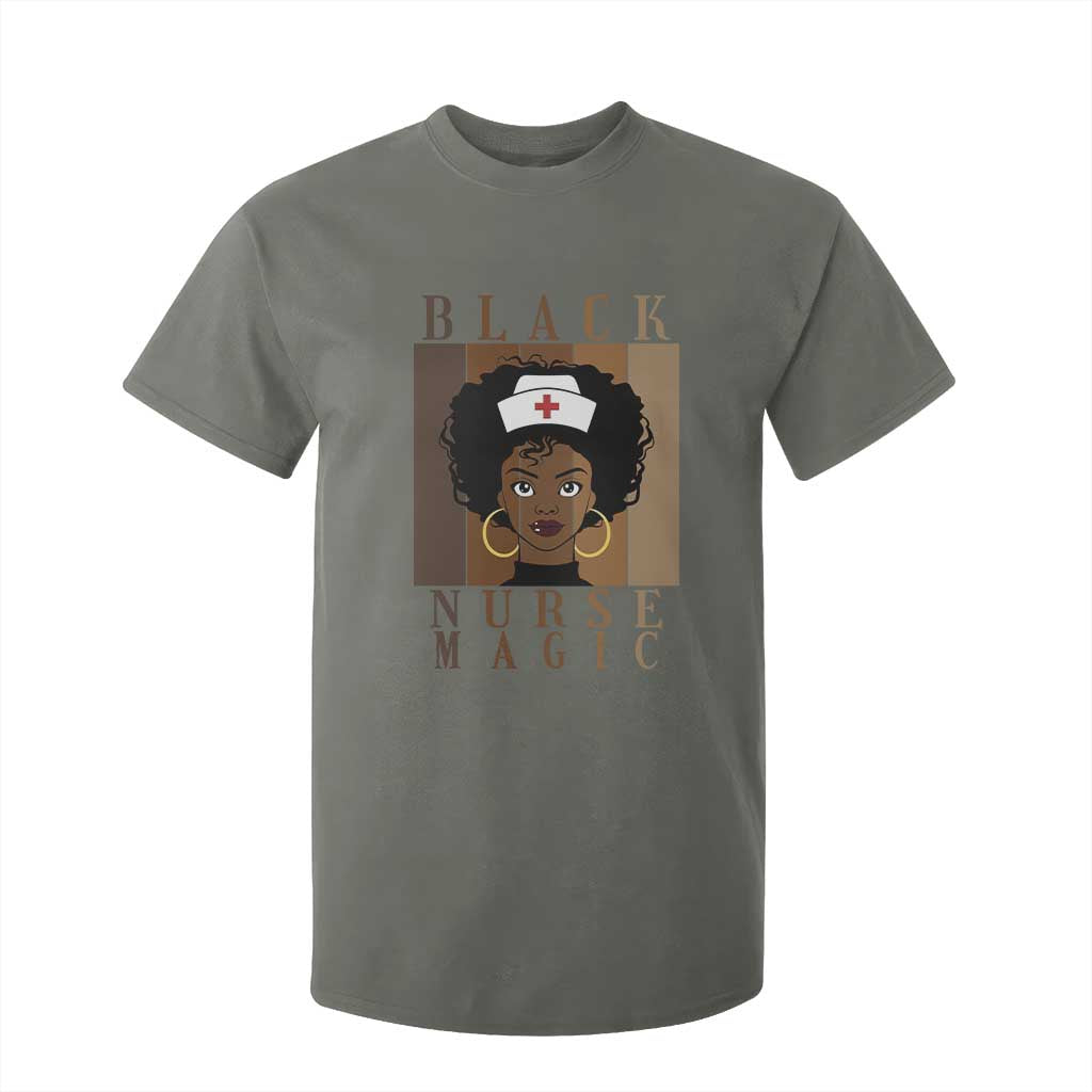 Black Nurse Magic T Shirt For Kid Black History Month Nurse Gift - African Pride