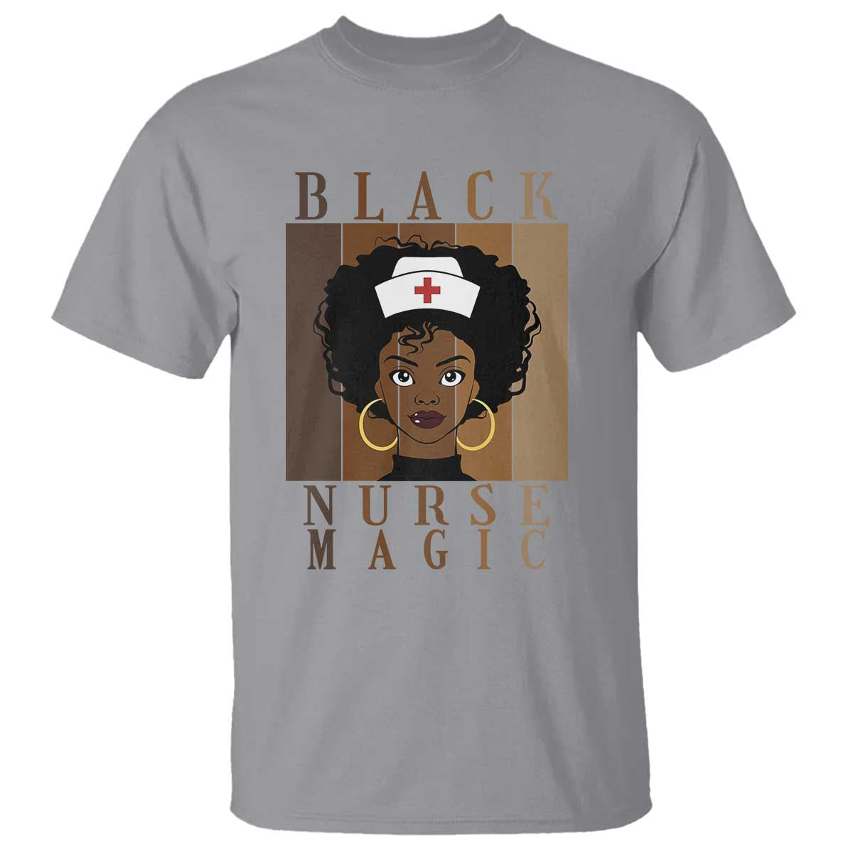 Black Nurse Magic T Shirt Black History Month Nurse Gift - African Pride
