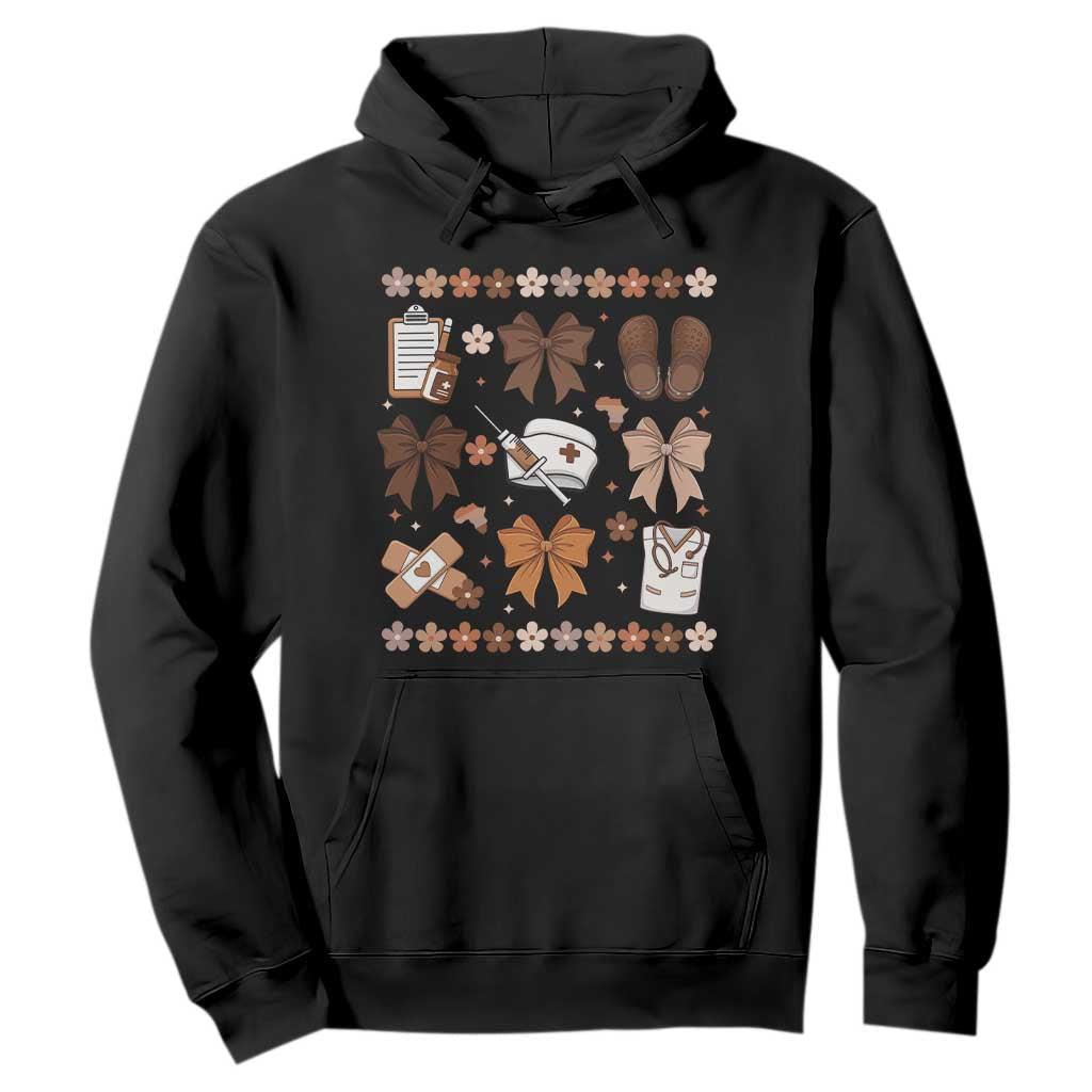Proud Black Nurse Hoodie Gift For African Nurse Black History - African Pride