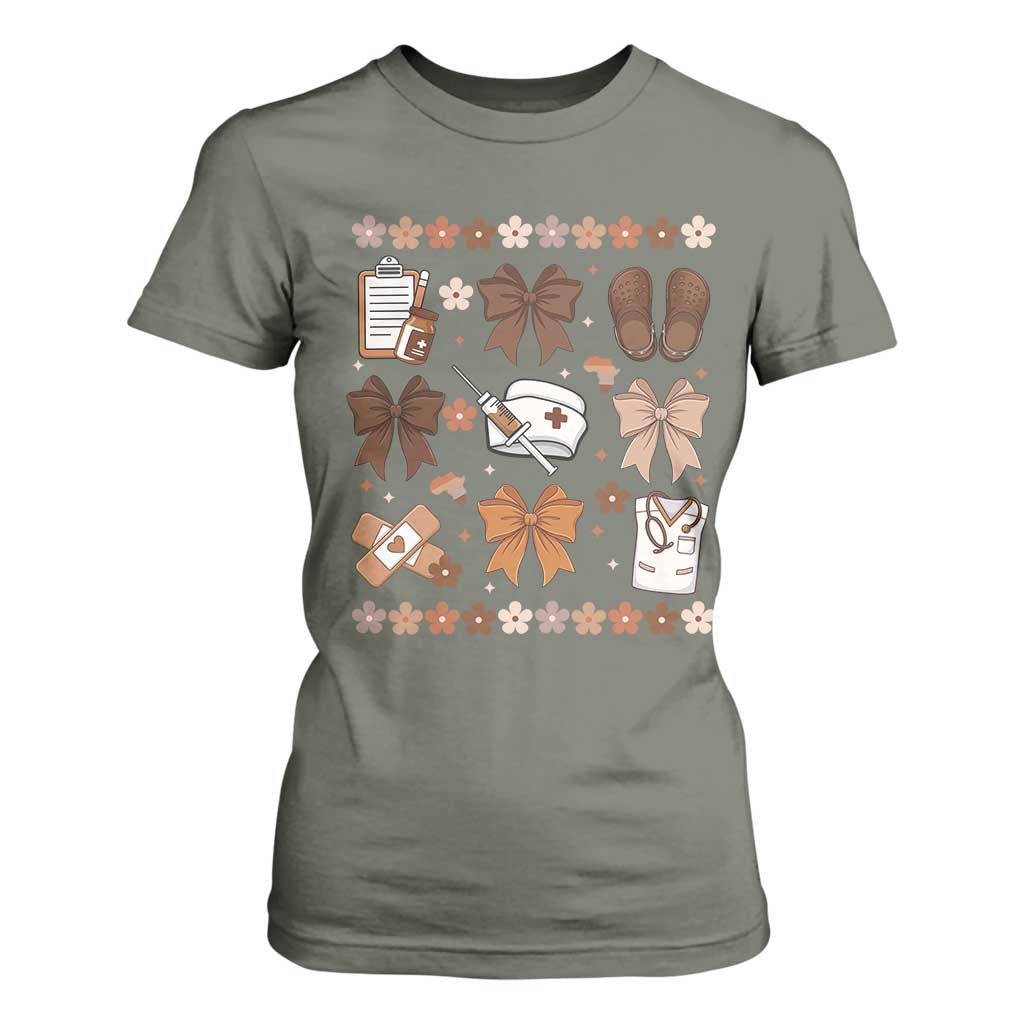 Proud Black Nurse T Shirt For Women Gift For African Nurse Black History - African Pride
