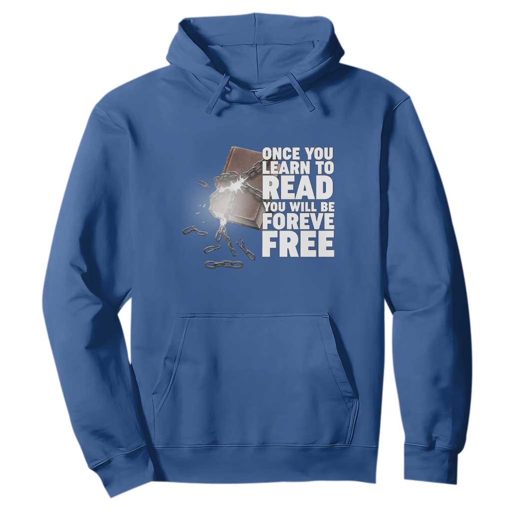 Frederick Douglass Freedom Quote Hoodie Once You Learn To Read - African Pride