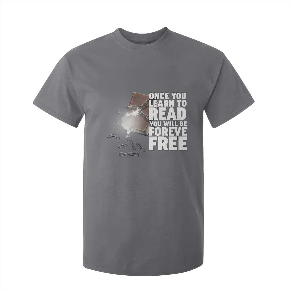 Frederick Douglass Freedom Quote T Shirt For Kid Once You Learn To Read - African Pride
