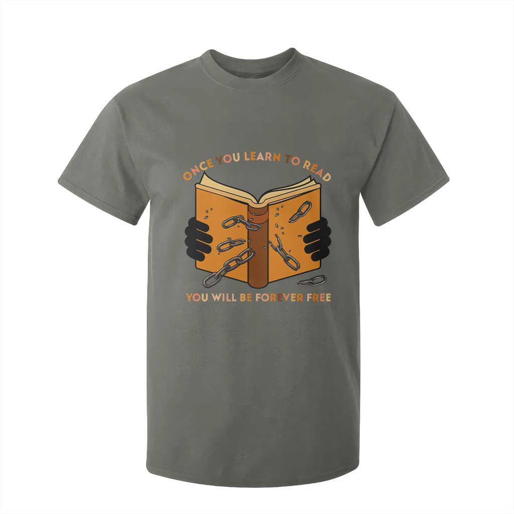 Breaking Every Chain Education T Shirt For Kid Frederick Douglass Quote - African Pride