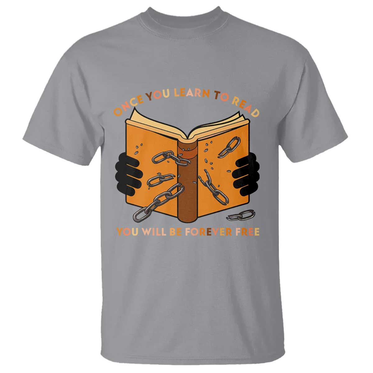 Breaking Every Chain Education T Shirt Frederick Douglass Quote - African Pride