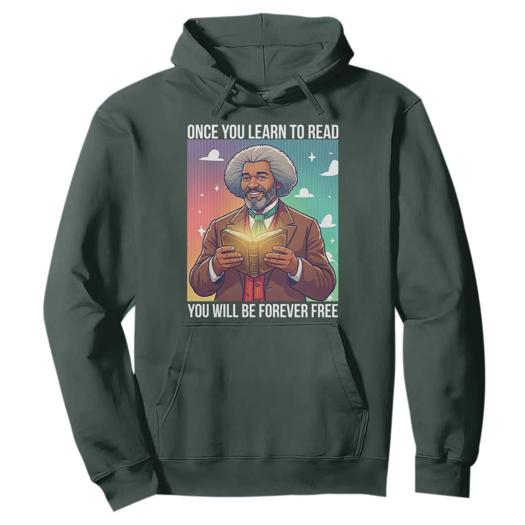 Frederick Douglass Reading And Freedom Hoodie African American Heritage - African Pride