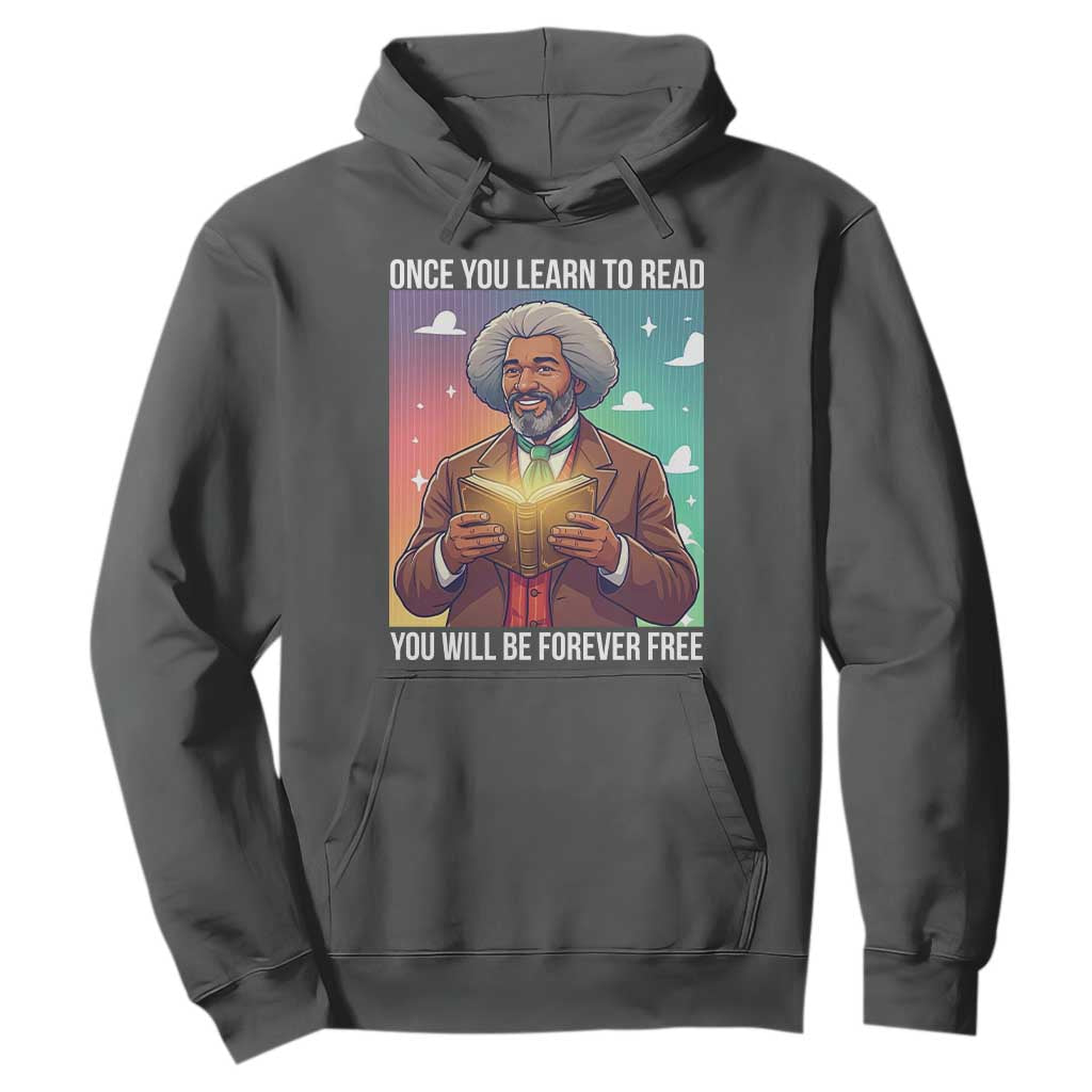Frederick Douglass Reading And Freedom Hoodie African American Heritage - African Pride