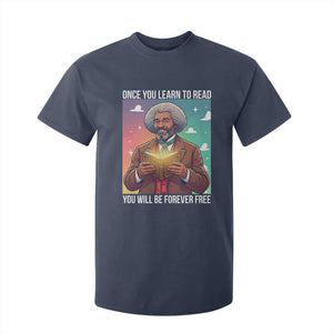 Frederick Douglass Reading And Freedom T Shirt For Kid African American Heritage - African Pride