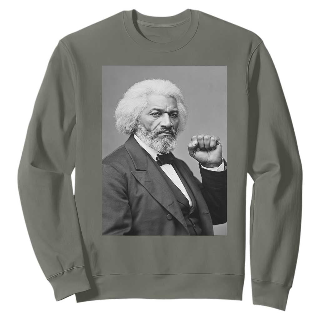 Strong Black History Leader Sweatshirt Frederick Douglass Empowerment - African Pride