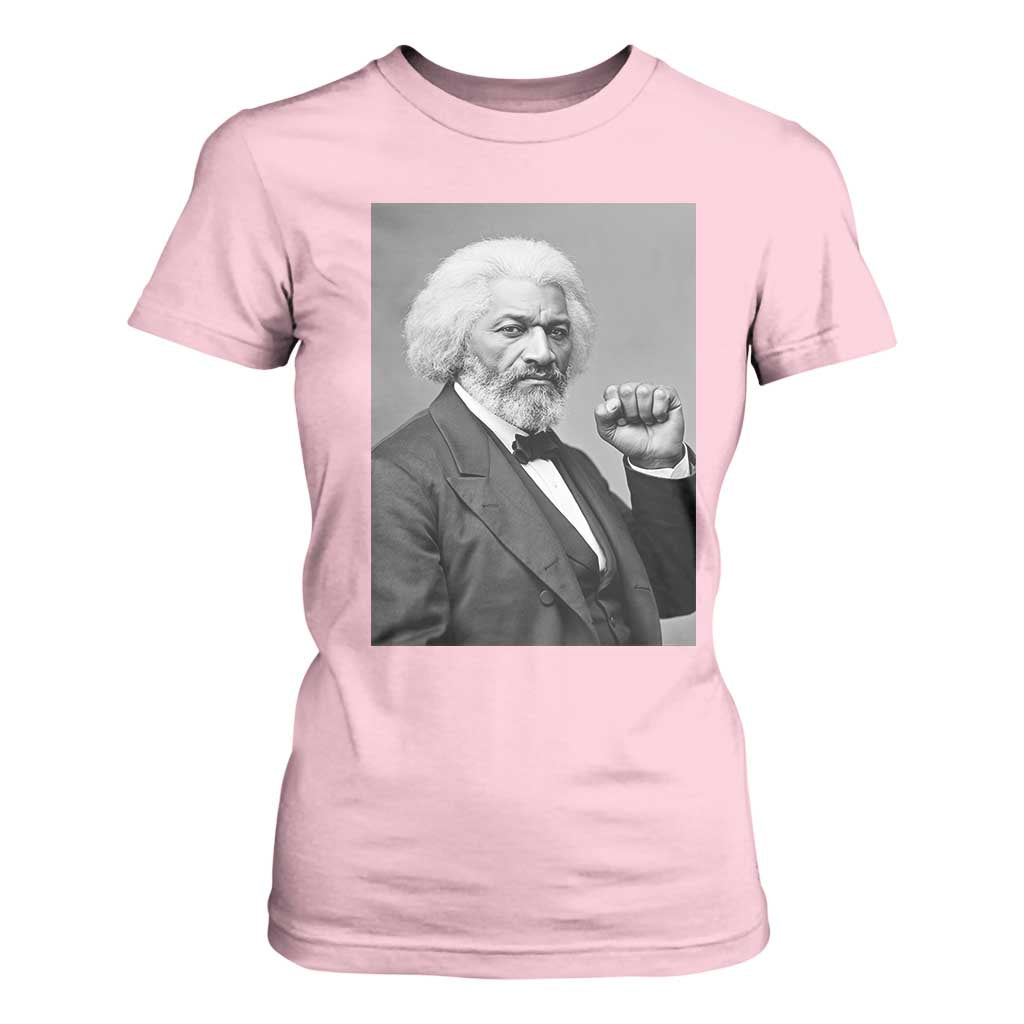 Strong Black History Leader T Shirt For Women Frederick Douglass Empowerment - African Pride