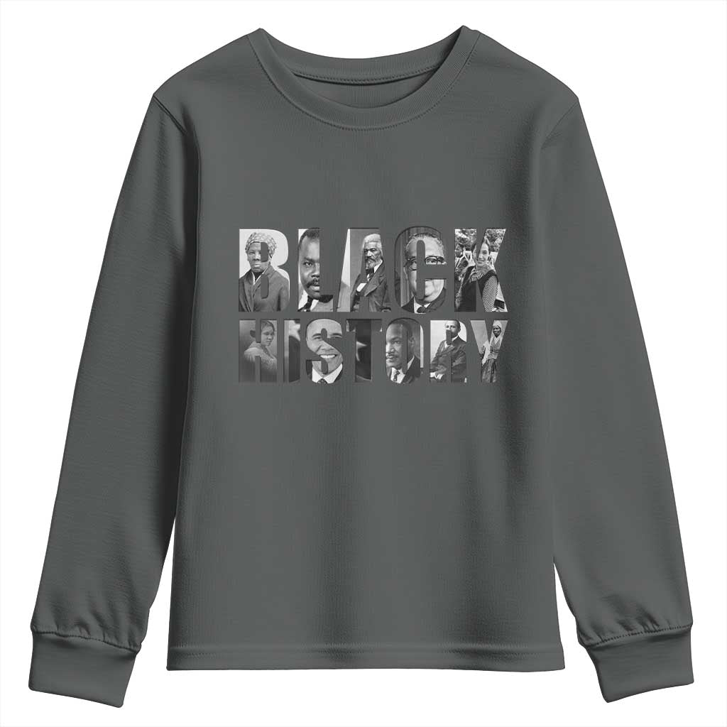 African American Leaders Youth Sweatshirt Black History Month Legends - African Pride