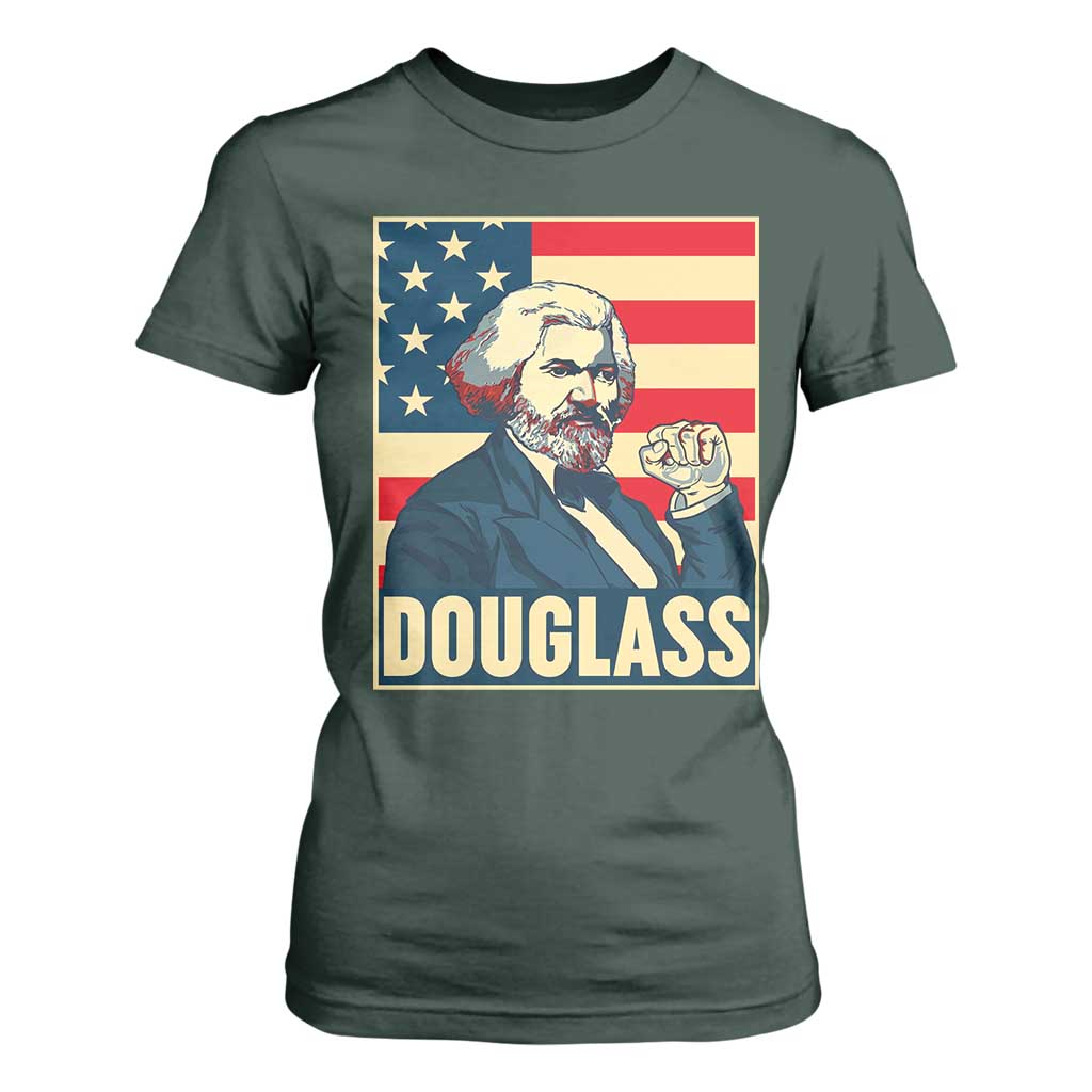 Frederick Douglass American Hero T Shirt For Women Black History Month Gift