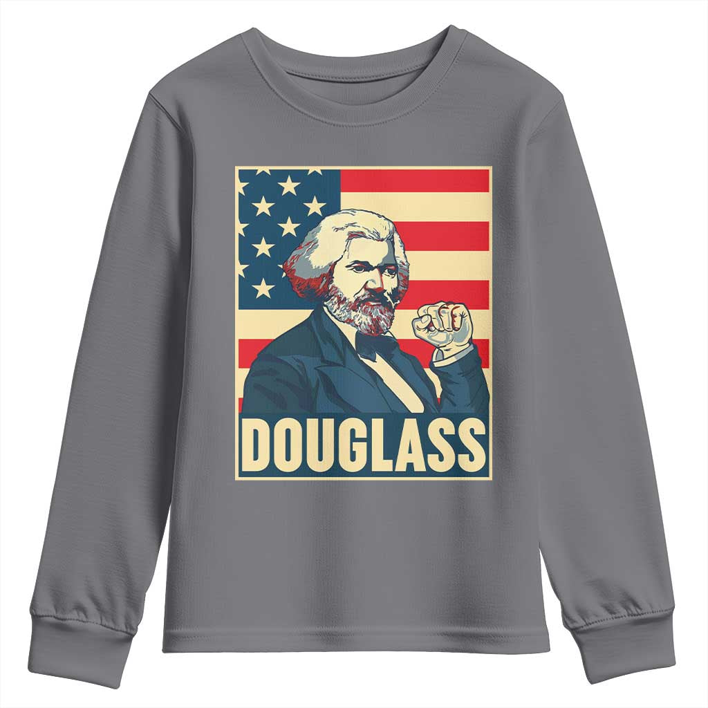Frederick Douglass American Hero Youth Sweatshirt Black History Month Gift
