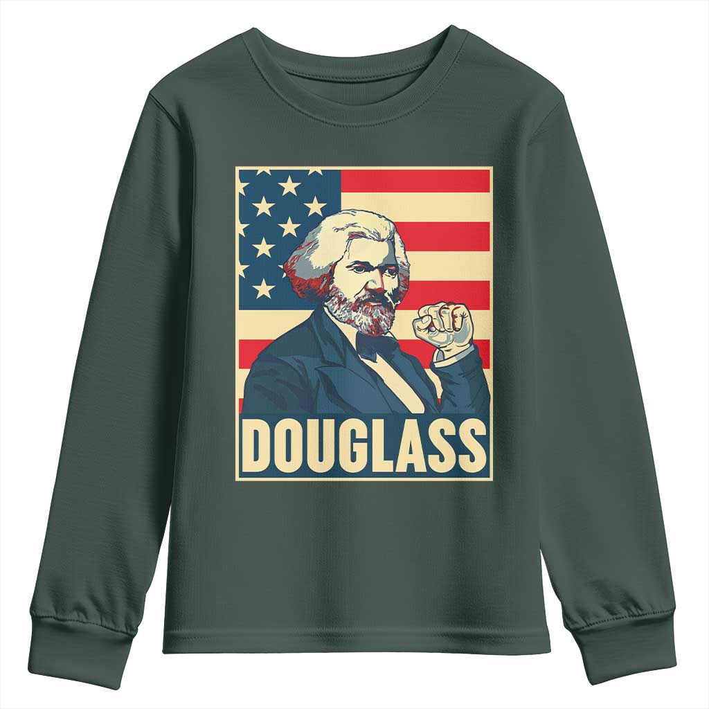Frederick Douglass American Hero Youth Sweatshirt Black History Month Gift
