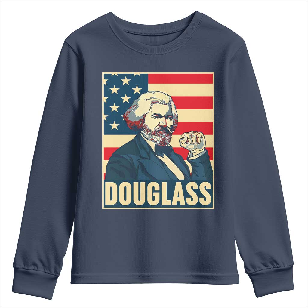 Frederick Douglass American Hero Youth Sweatshirt Black History Month Gift
