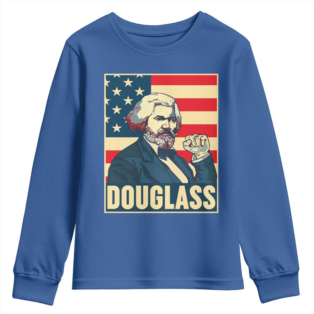 Frederick Douglass American Hero Youth Sweatshirt Black History Month Gift