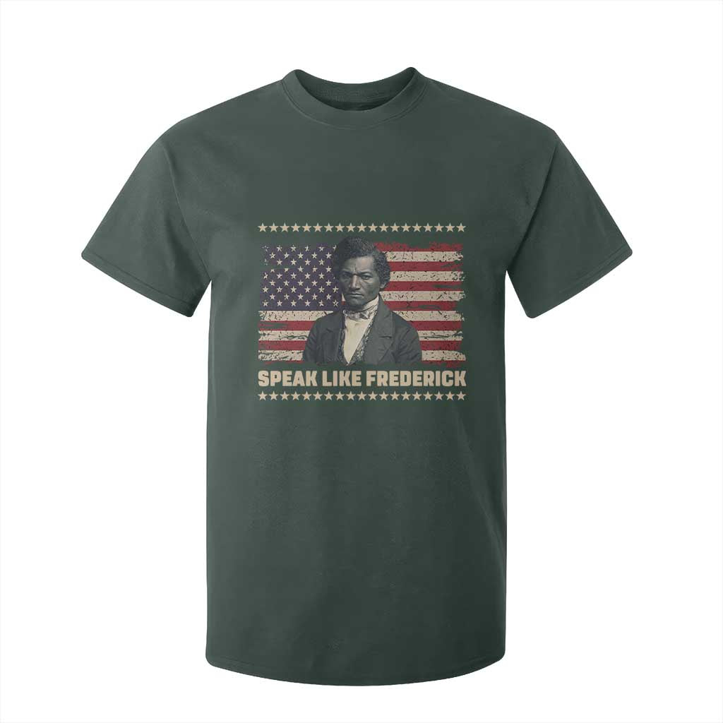 Speak Like Frederick T Shirt For Kid Black History Month Gift - African Pride