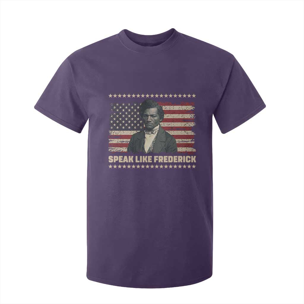 Speak Like Frederick T Shirt For Kid Black History Month Gift - African Pride