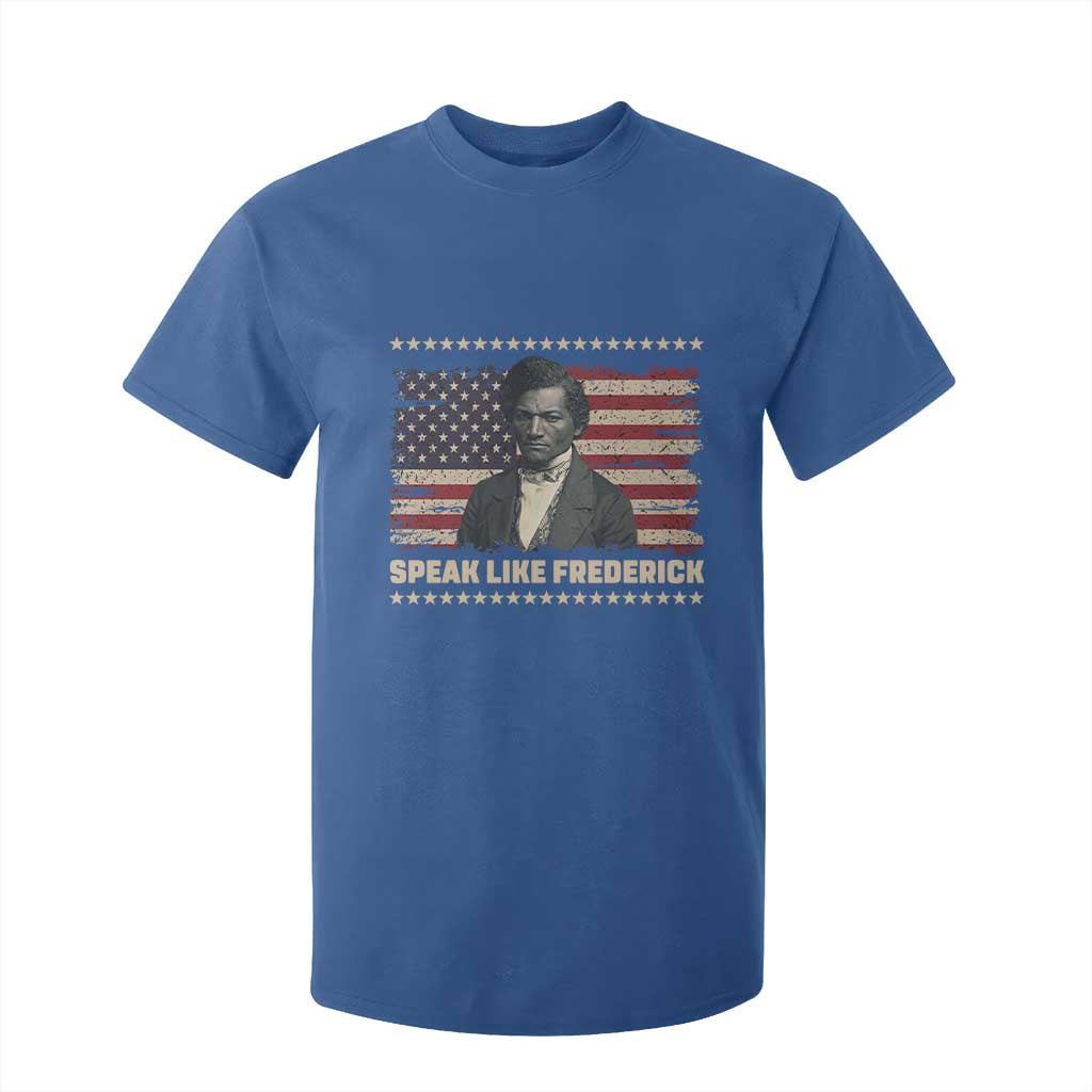 Speak Like Frederick T Shirt For Kid Black History Month Gift - African Pride