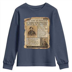 If There Is No Struggle No Progress Youth Sweatshirt Frederick Douglass Newspaper - African Pride