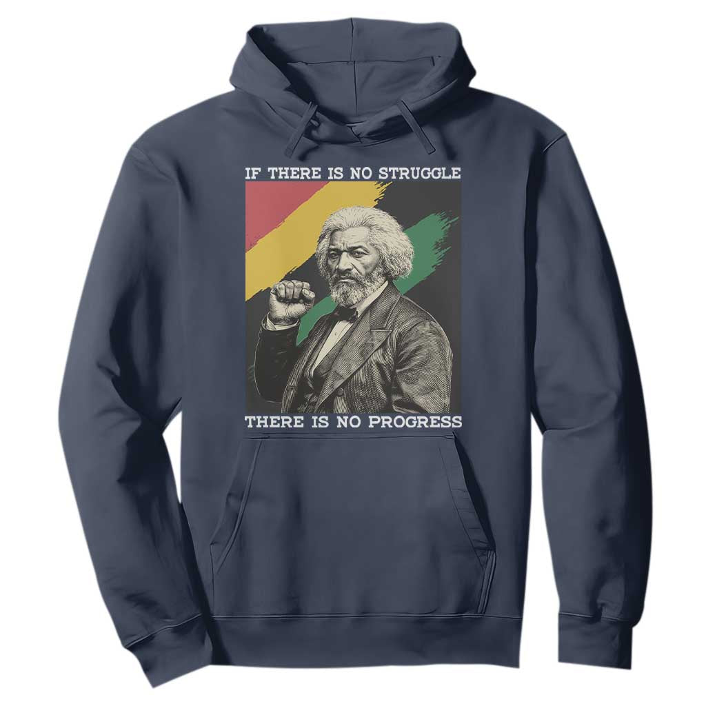 Frederick Douglass Struggle And Progress Hoodie Inspirational Black History - African Pride