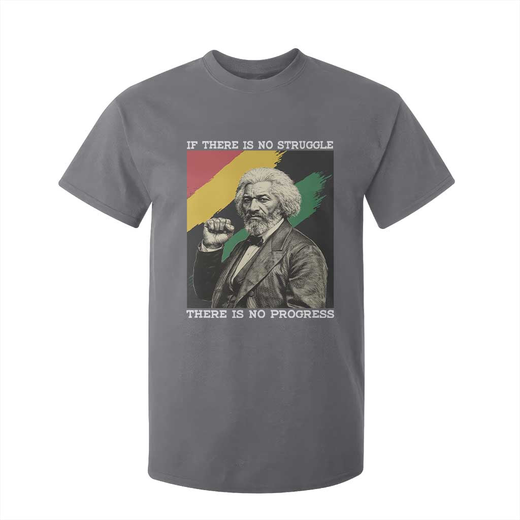 Frederick Douglass Struggle And Progress T Shirt For Kid Inspirational Black History - African Pride