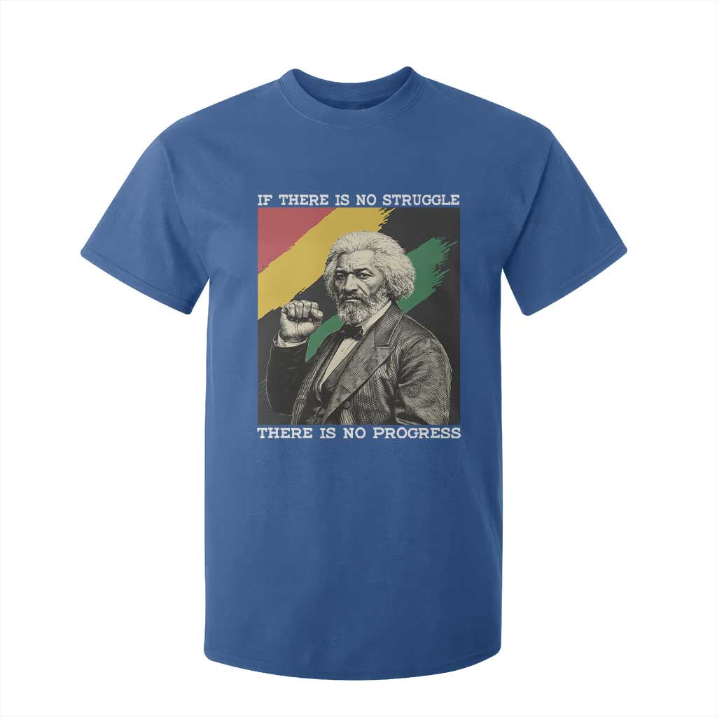 Frederick Douglass Struggle And Progress T Shirt For Kid Inspirational Black History - African Pride