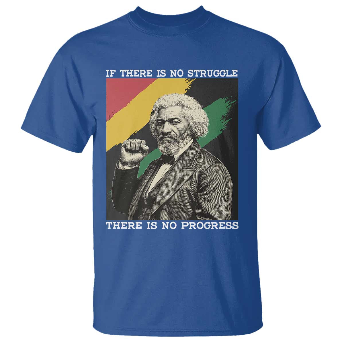 Frederick Douglass Struggle And Progress T Shirt Inspirational Black History - African Pride
