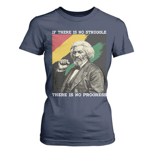 Frederick Douglass Struggle And Progress T Shirt For Women Inspirational Black History - African Pride