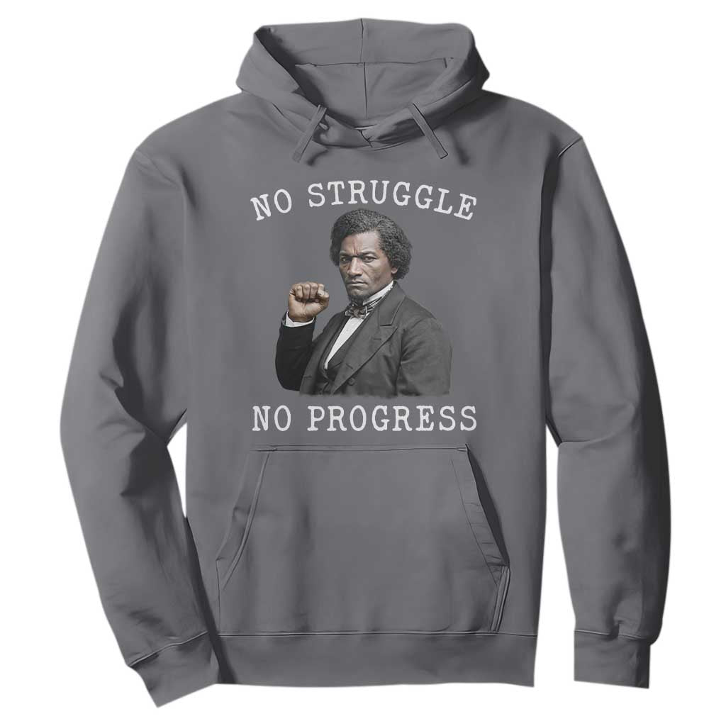 Frederick Douglass Quote Hoodie No Struggle No Progress - African Pride