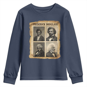 The Life Of Frederick Douglass Youth Sweatshirt Historical Black History - African Pride