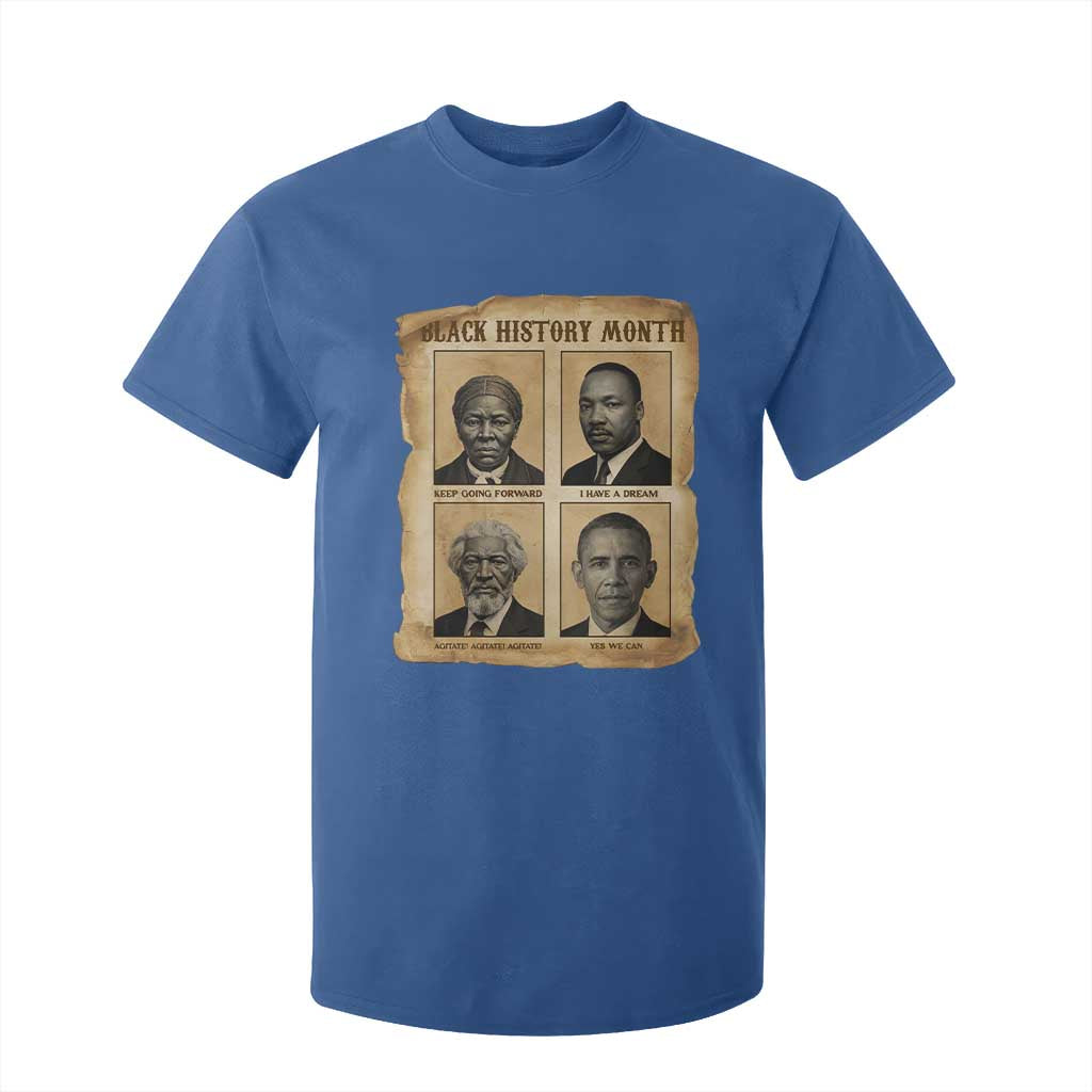 Vintage Black History Heroes T Shirt For Kid Strong Black Pride - African Pride
