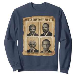 Vintage Black History Heroes Sweatshirt Strong Black Pride - African Pride