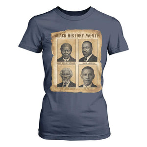 Vintage Black History Heroes T Shirt For Women Strong Black Pride - African Pride