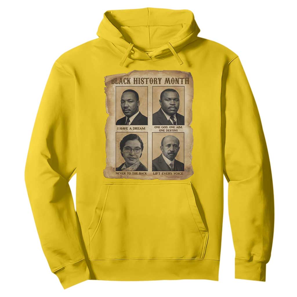Vintage African American Heroes Hoodie Black Pride Inspiration - African Pride