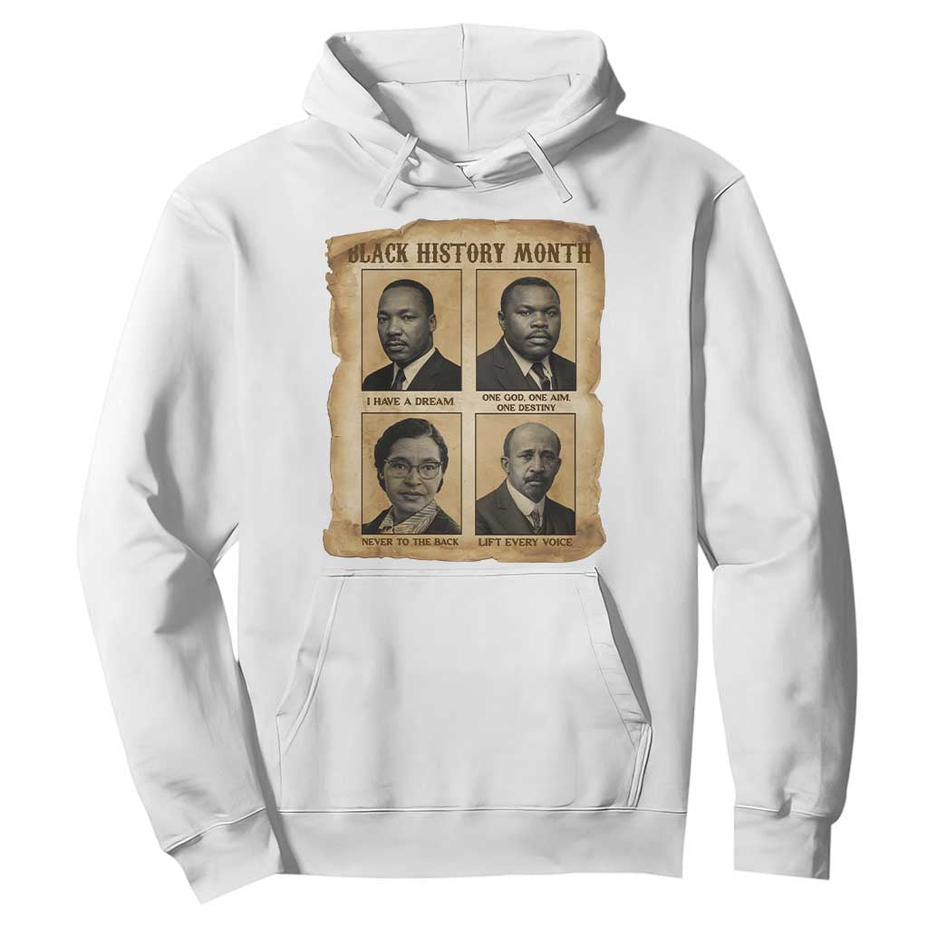 Vintage African American Heroes Hoodie Black Pride Inspiration - African Pride